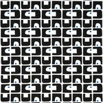 Schumacher 82032 Den Appliqué Carbon fabric swatch