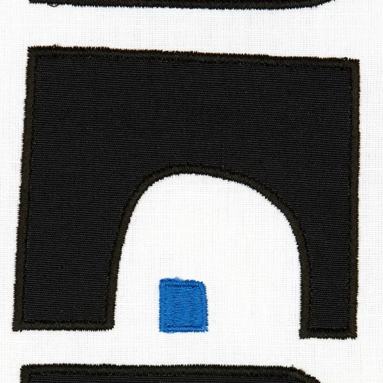 Schumacher 82032 Den Appliqué Carbon fabric swatch