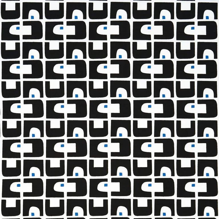 Schumacher 82032 Den Appliqué Carbon fabric swatch