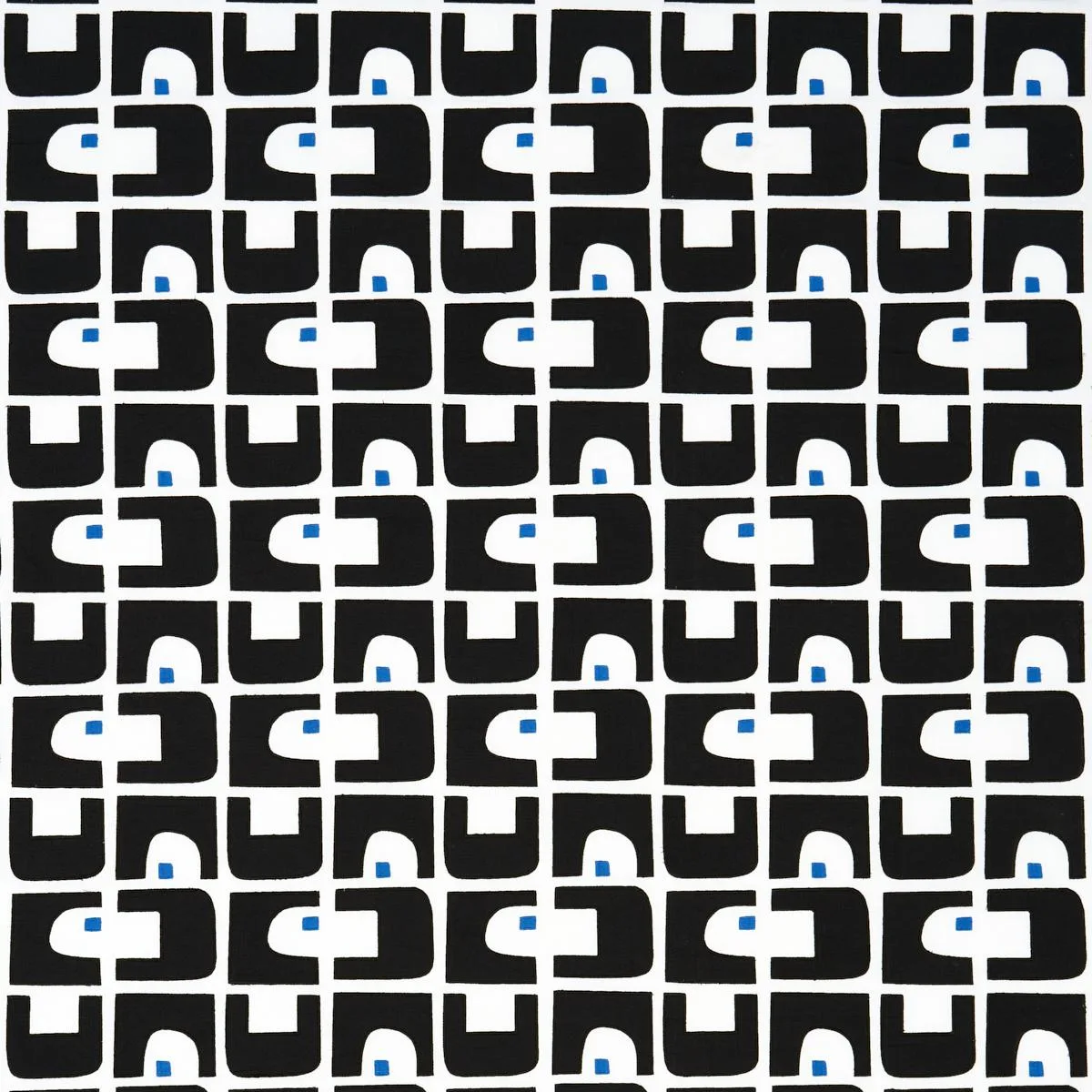 Schumacher 82032 Den Appliqué Carbon fabric swatch
