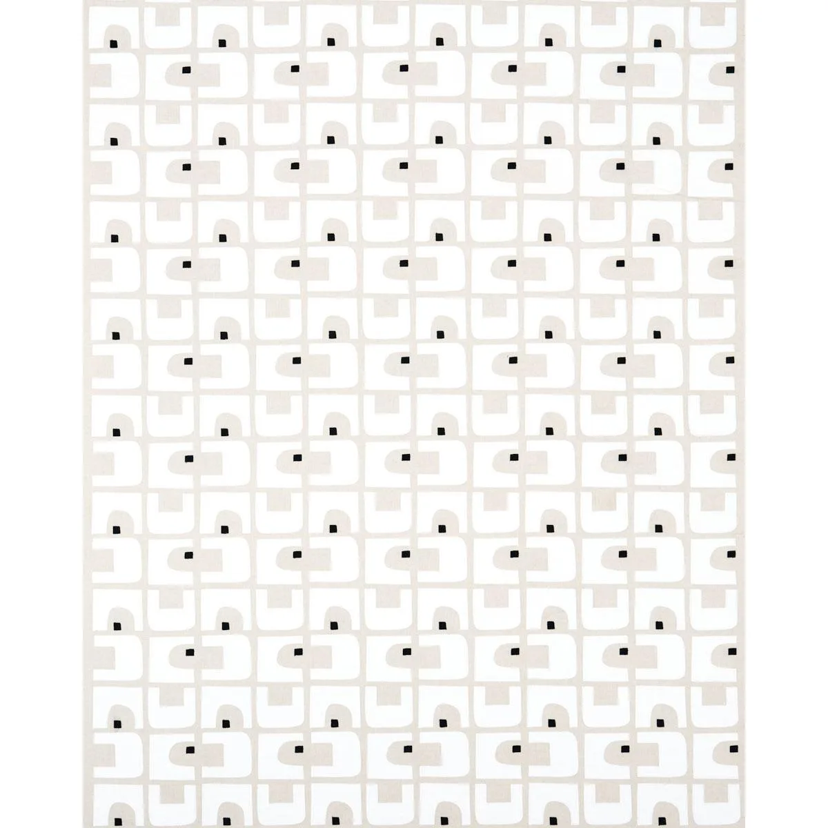 Schumacher 82030 Den Appliqué Cumin fabric swatch