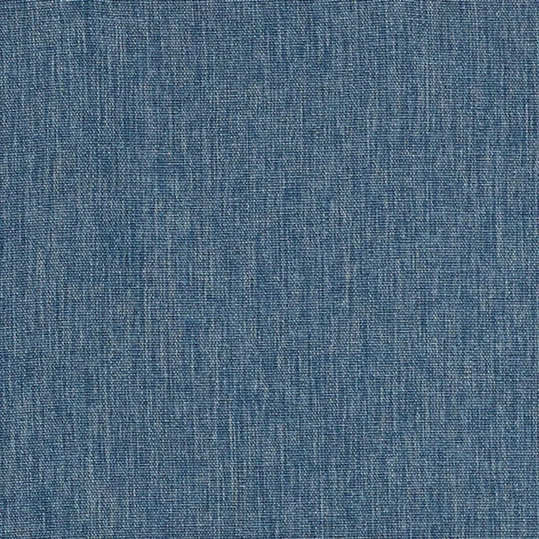 Schumacher 69070 Denim Indoor/Outdoor Indigo fabric swatch