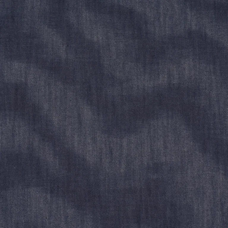 Schumacher 86960 Denim Moiré Denim fabric swatch