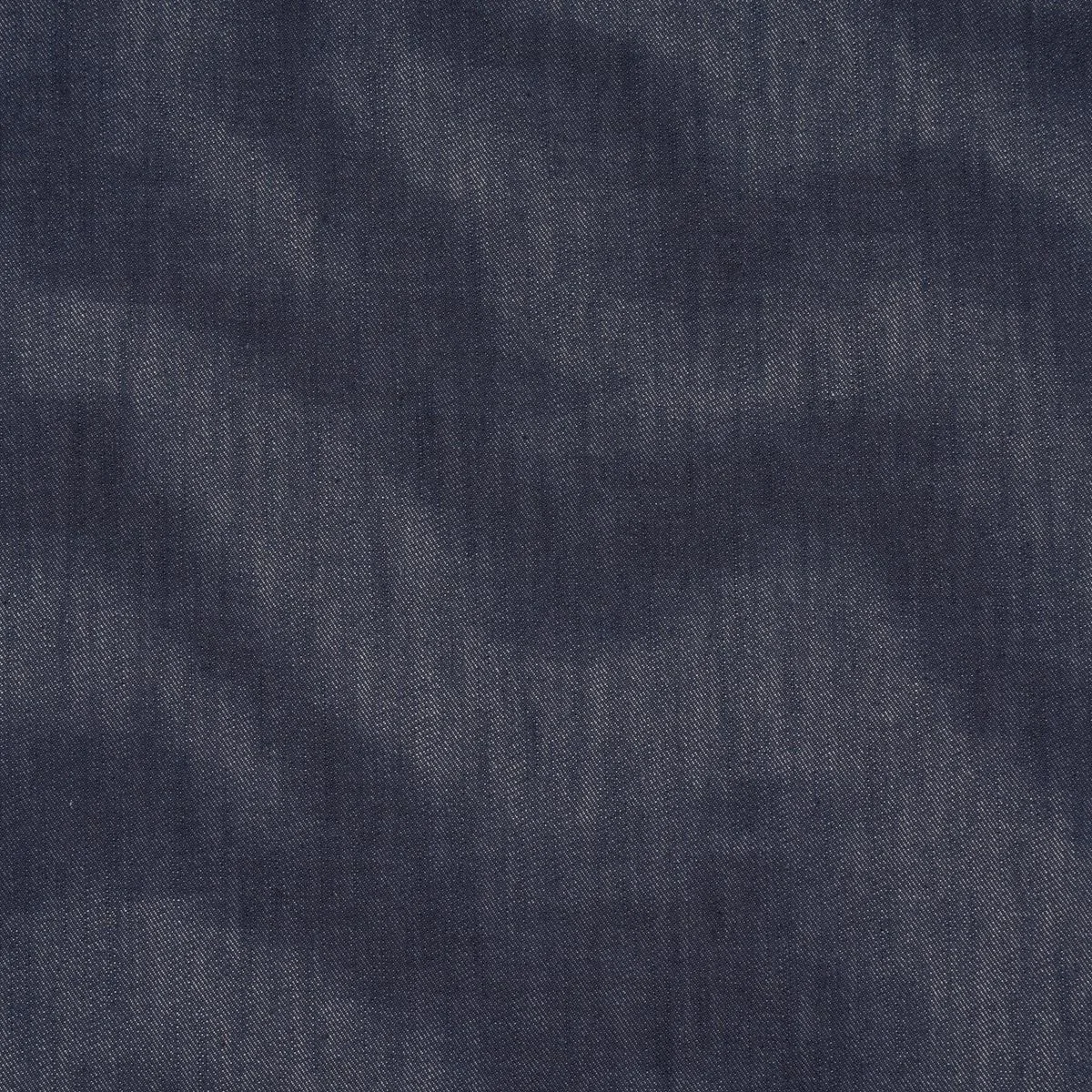 Schumacher 86960 Denim Moiré Denim fabric swatch
