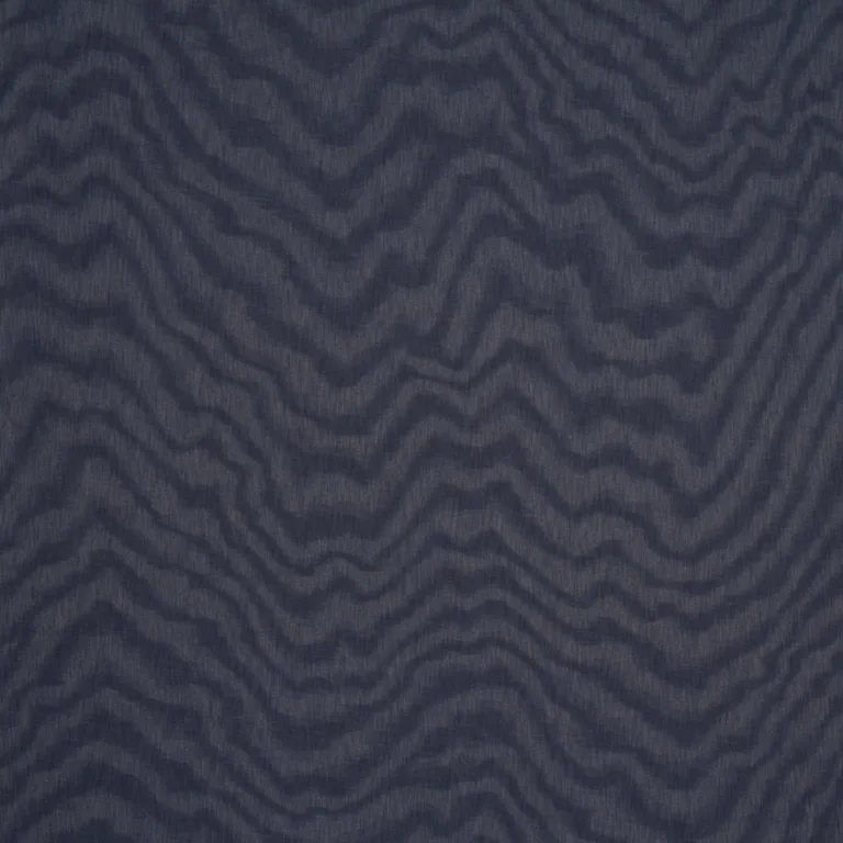 Schumacher 86960 Denim Moiré Denim fabric swatch