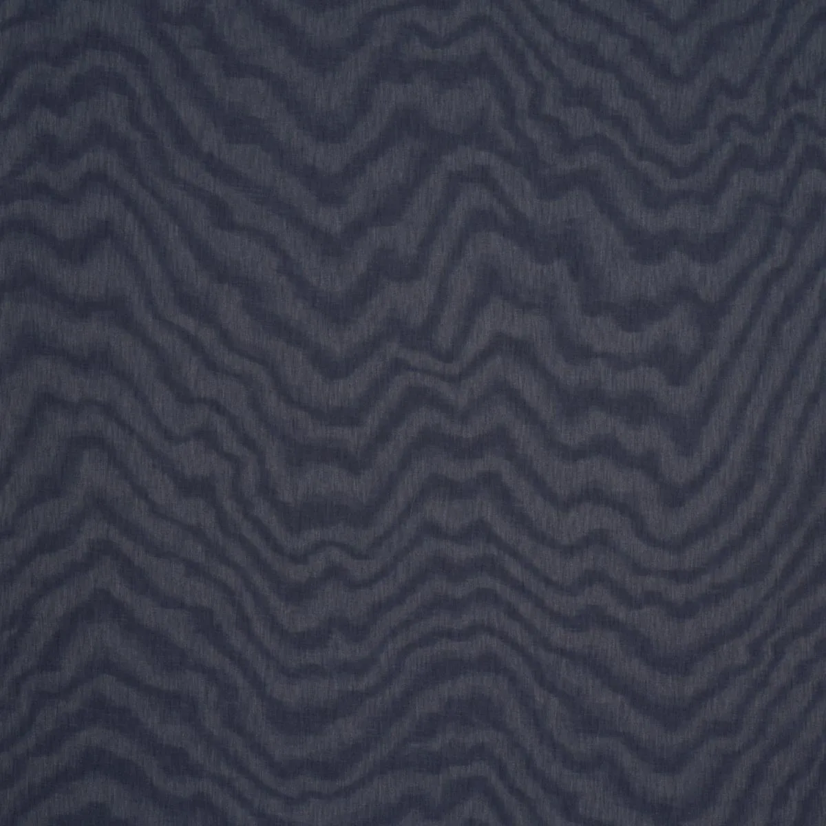 Schumacher 86960 Denim Moiré Denim fabric swatch