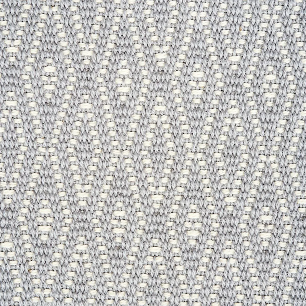 Schumacher 77521 Derby Diamond Performance Grey fabric swatch