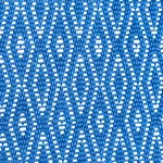 Schumacher 77522 Derby Diamond Performance Indigo fabric swatch