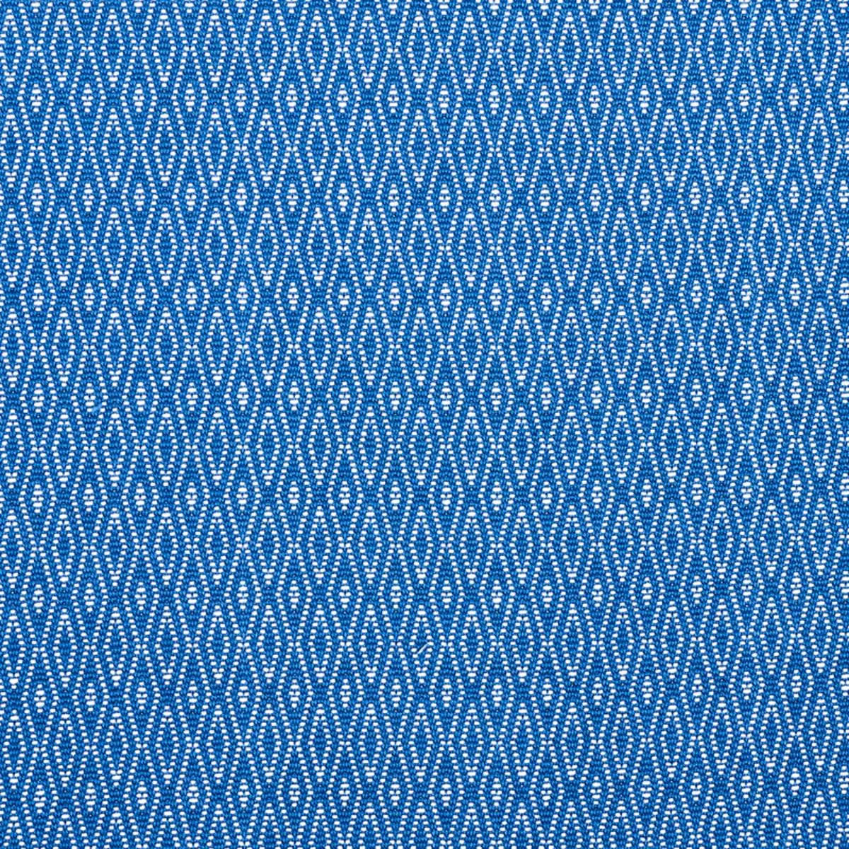 Schumacher 77522 Derby Diamond Performance Indigo fabric swatch