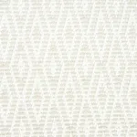 Schumacher 77520 Derby Diamond Performance Ivory fabric swatch