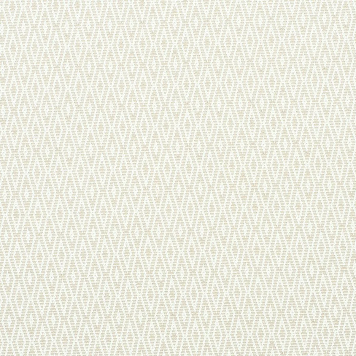 Schumacher 77520 Derby Diamond Performance Ivory fabric swatch