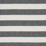 Schumacher 83832 Desert Wide Stripe Charcoal fabric swatch