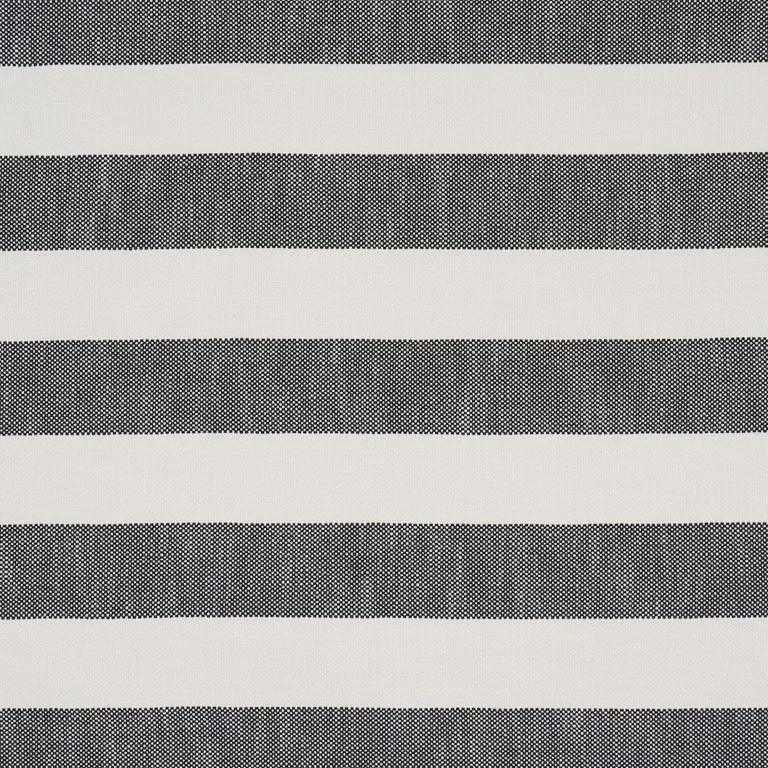 Schumacher 83832 Desert Wide Stripe Charcoal fabric swatch