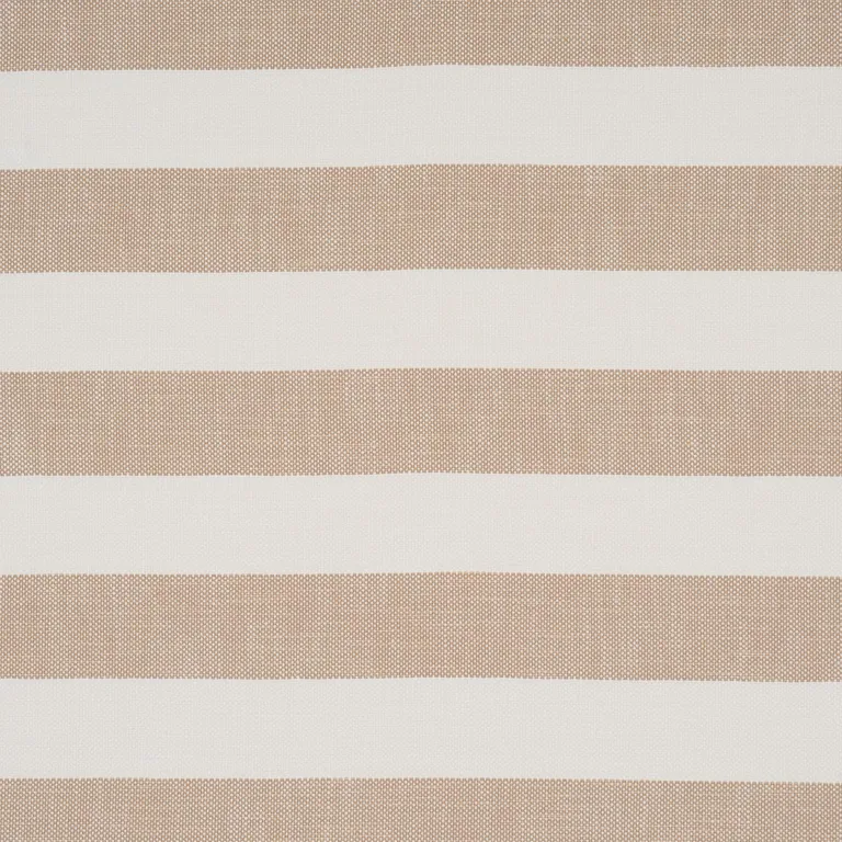 Schumacher 83831 Desert Wide Stripe Sand fabric swatch