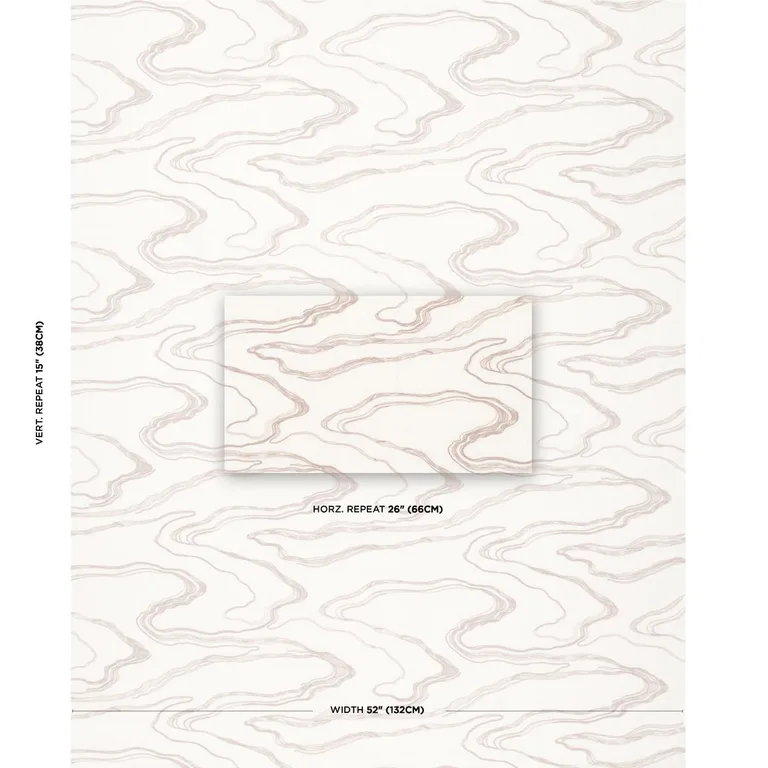 Schumacher 83522 Desert Wind Embroidery Sandstone fabric swatch