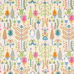 Schumacher 79820 Desna Embroidery Multi fabric swatch