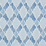 Schumacher 180230 Dexter Indoor/Outdoor Blues fabric swatch