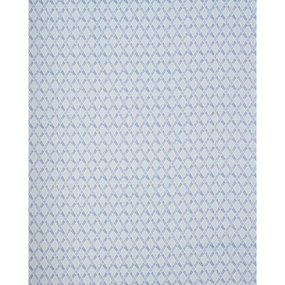 Schumacher 180230 Dexter Indoor/Outdoor Blues fabric swatch