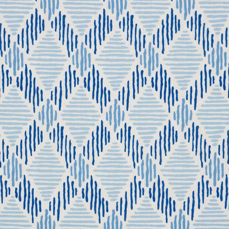 Schumacher 180230 Dexter Indoor/Outdoor Blues fabric swatch