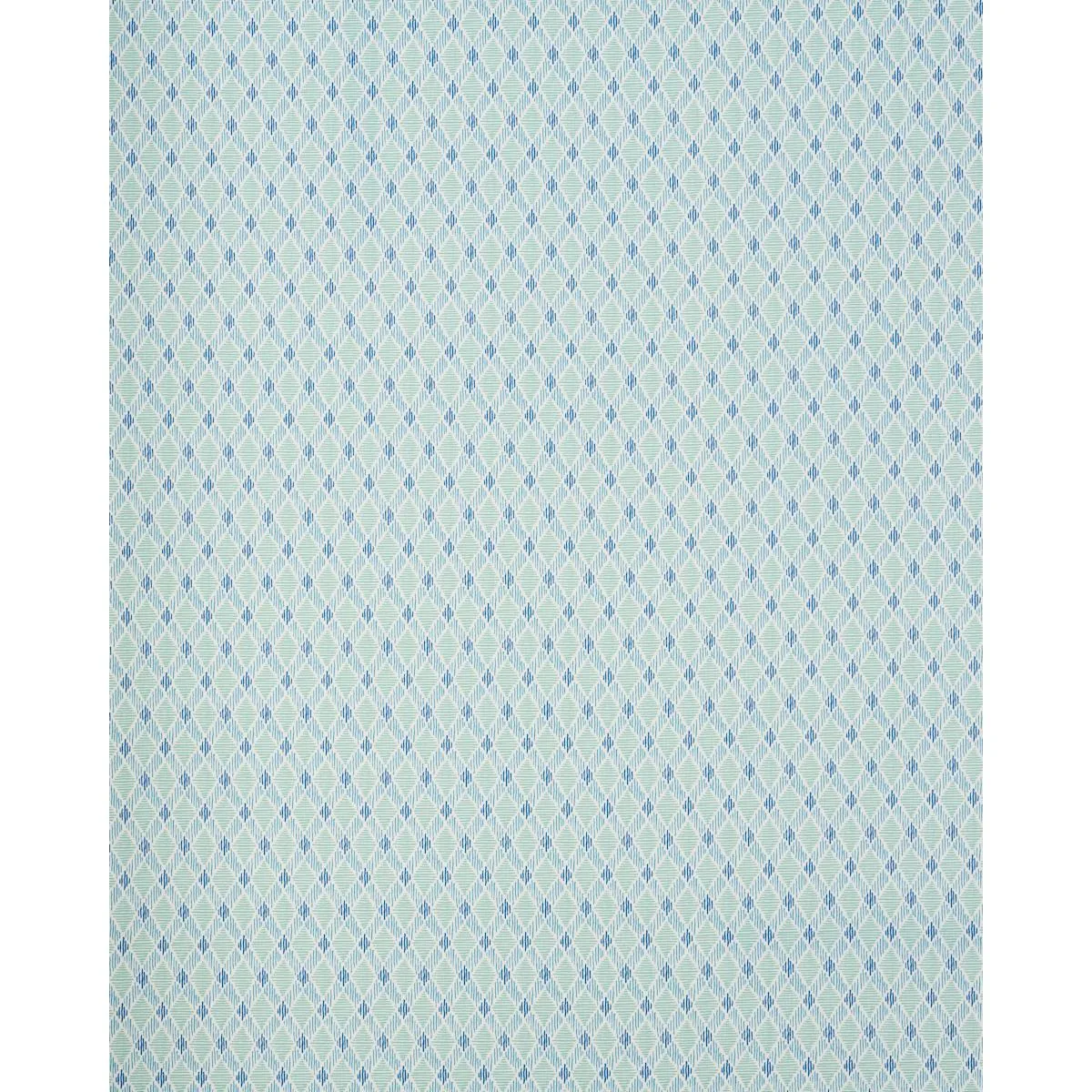Schumacher 180231 Dexter Indoor/Outdoor Turquoise fabric swatch