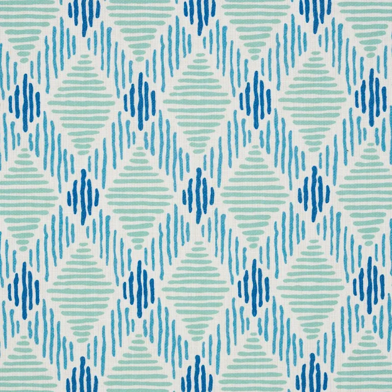 Schumacher 180231 Dexter Indoor/Outdoor Turquoise fabric swatch