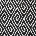 Schumacher 72831 Diamante Velvet Onyx fabric swatch