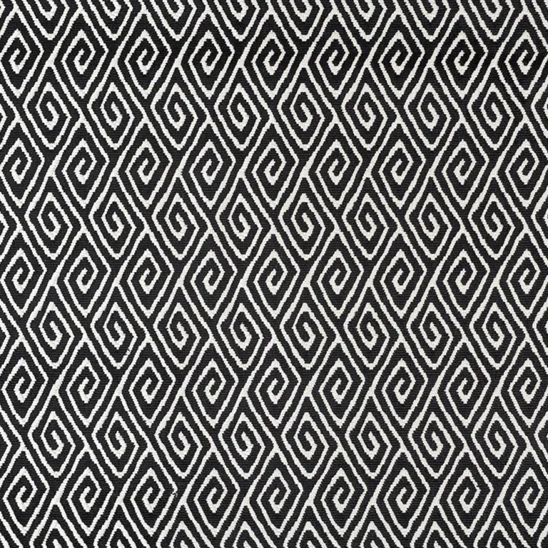 Schumacher 72831 Diamante Velvet Onyx fabric swatch