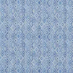 Schumacher 75921 Diamond Strie Indoor/Outdoor Blue fabric swatch