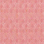 Schumacher 75922 Diamond Strie Indoor/Outdoor Pink & Orange fabric swatch