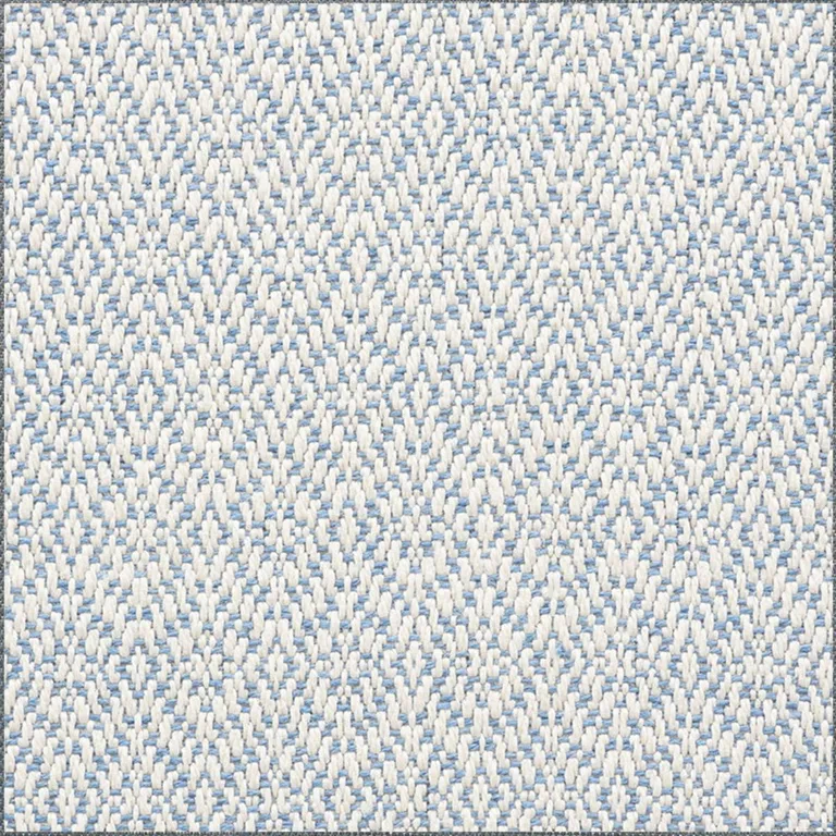 Schumacher 73843 Diamond Weave Indoor/Outdoor Chambray fabric swatch