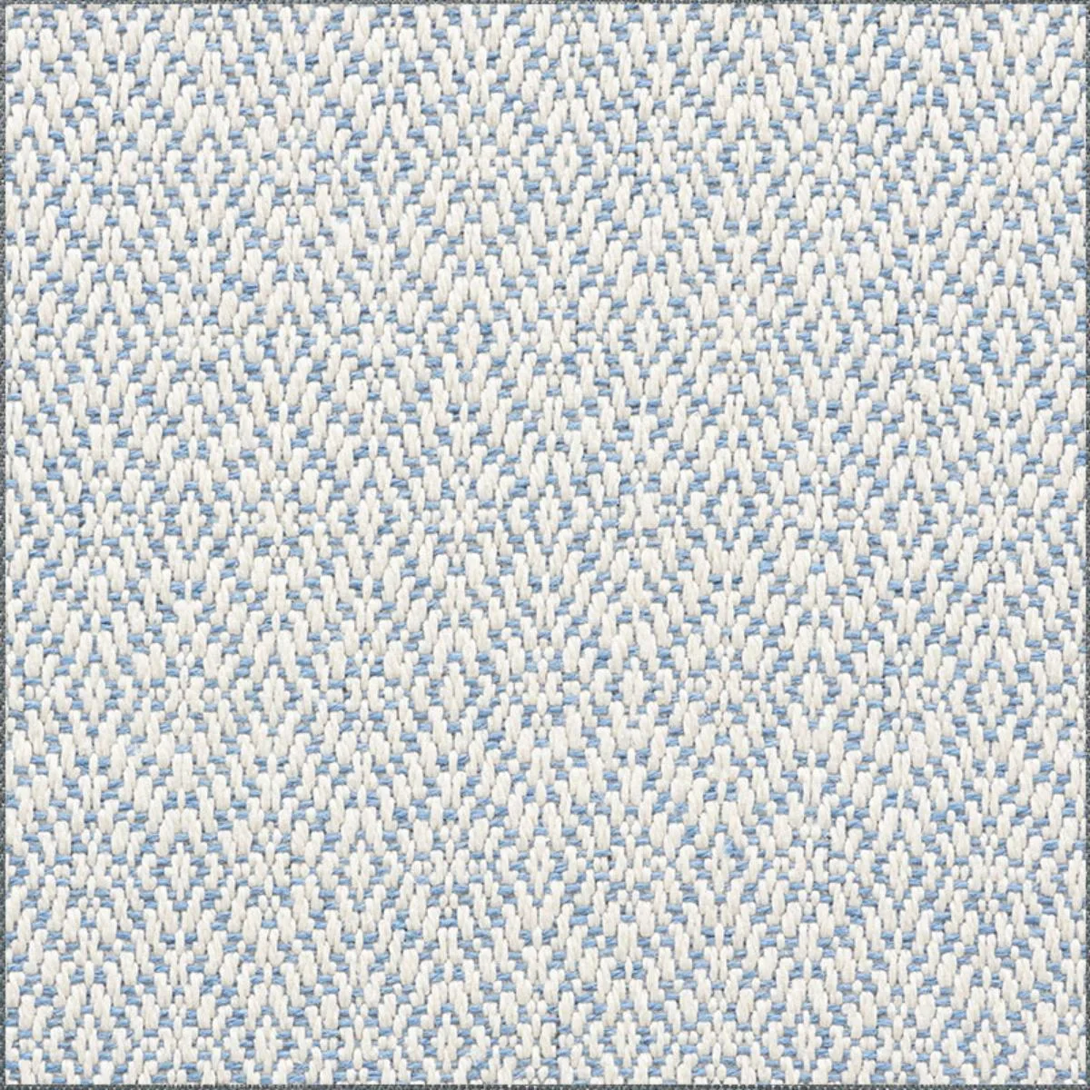Schumacher 73843 Diamond Weave Indoor/Outdoor Chambray fabric swatch