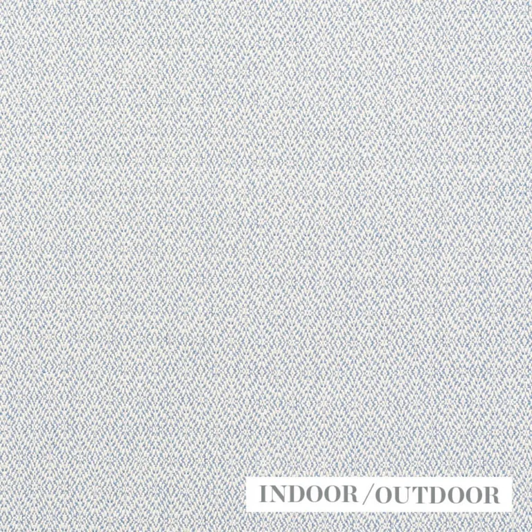 Schumacher 73843 Diamond Weave Indoor/Outdoor Chambray fabric swatch
