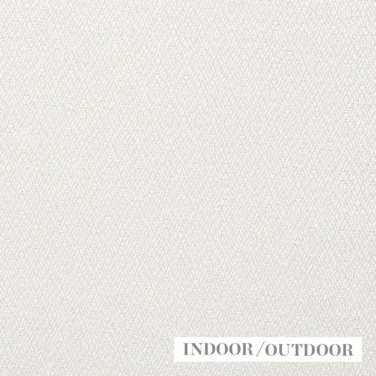 Schumacher 73840 Diamond Weave Indoor/Outdoor Ivory fabric swatch