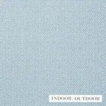 Schumacher 73844 Diamond Weave Indoor/Outdoor Sky fabric swatch