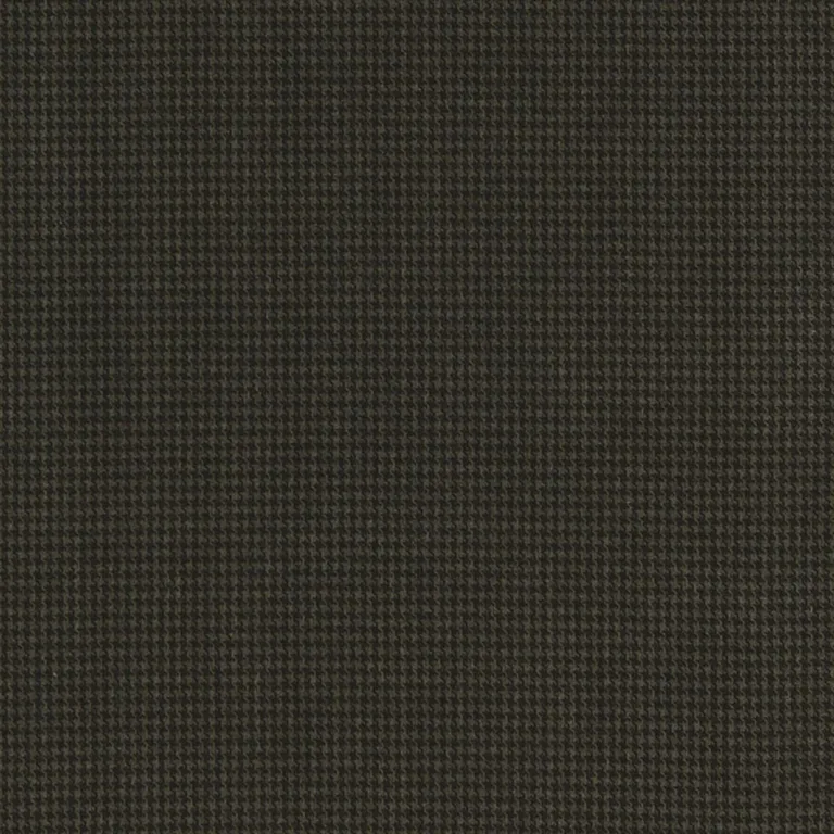 Schumacher 66740 Dillon Velvet Houndstooth Black Walnut fabric swatch