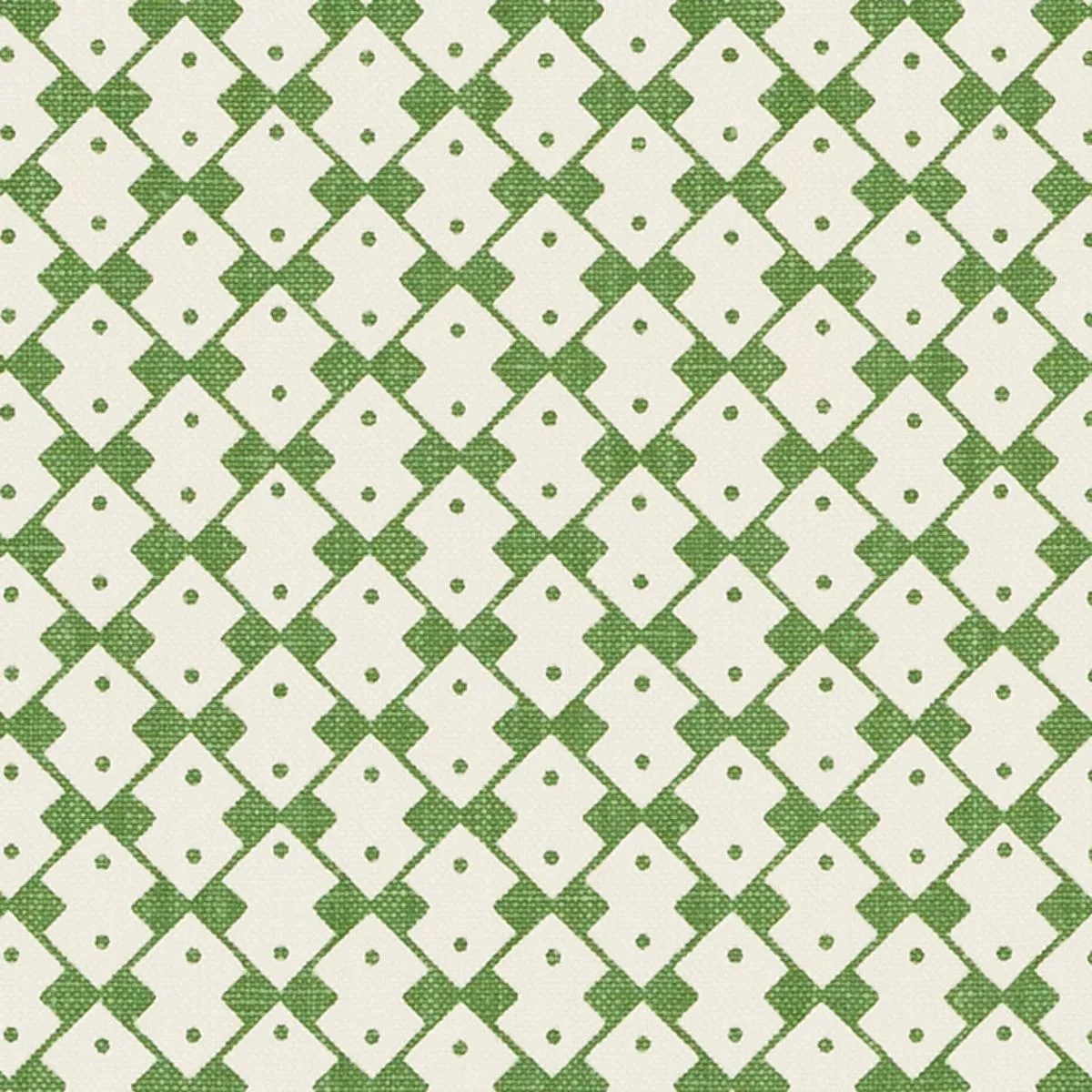 Schumacher 176293 Domino Chelsea Green fabric swatch
