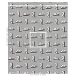 Schumacher 79321 Domino éPinglé Blue fabric swatch