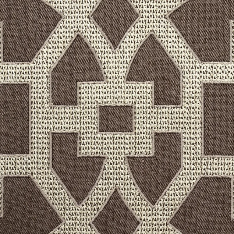 Schumacher 66182 Don't Fret Bittersweet fabric swatch