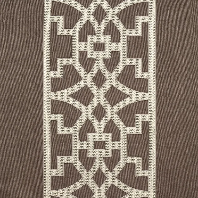 Schumacher 66182 Don't Fret Bittersweet fabric swatch