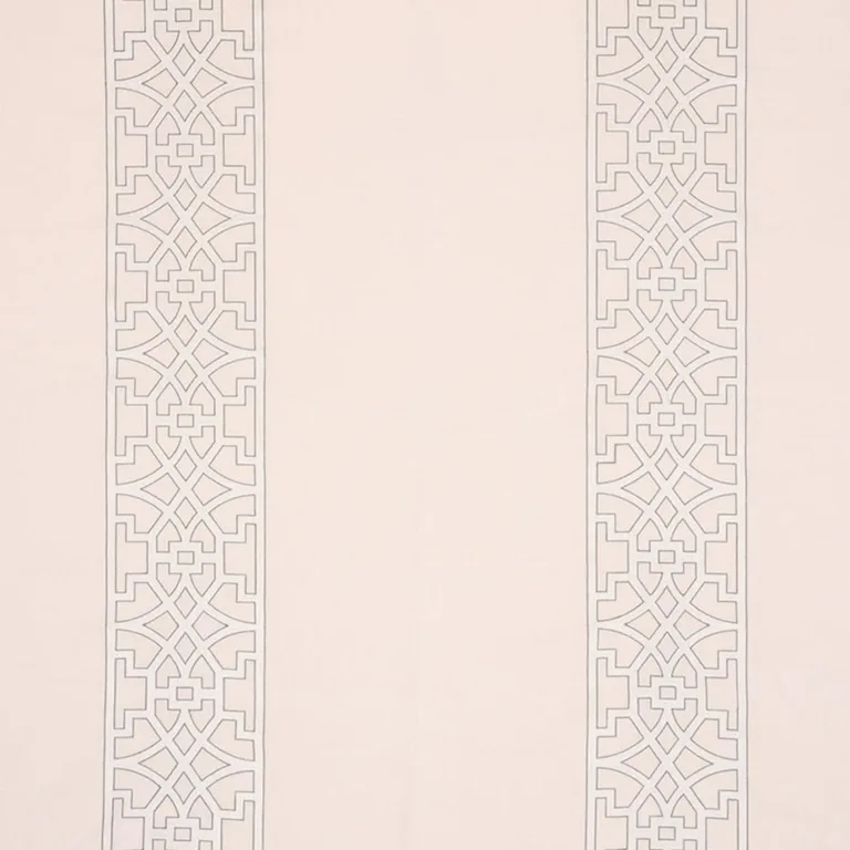 Schumacher 66183 Don't Fret Blush Conch fabric swatch