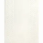Schumacher 66185 Don't Fret Ivory fabric swatch