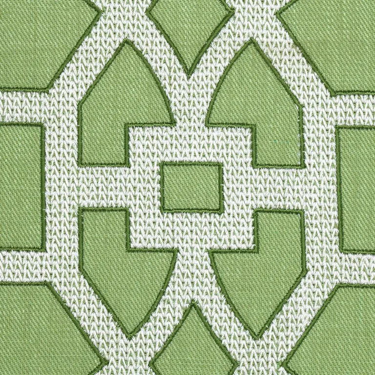 Schumacher 66180 Don't Fret Lettuce fabric swatch