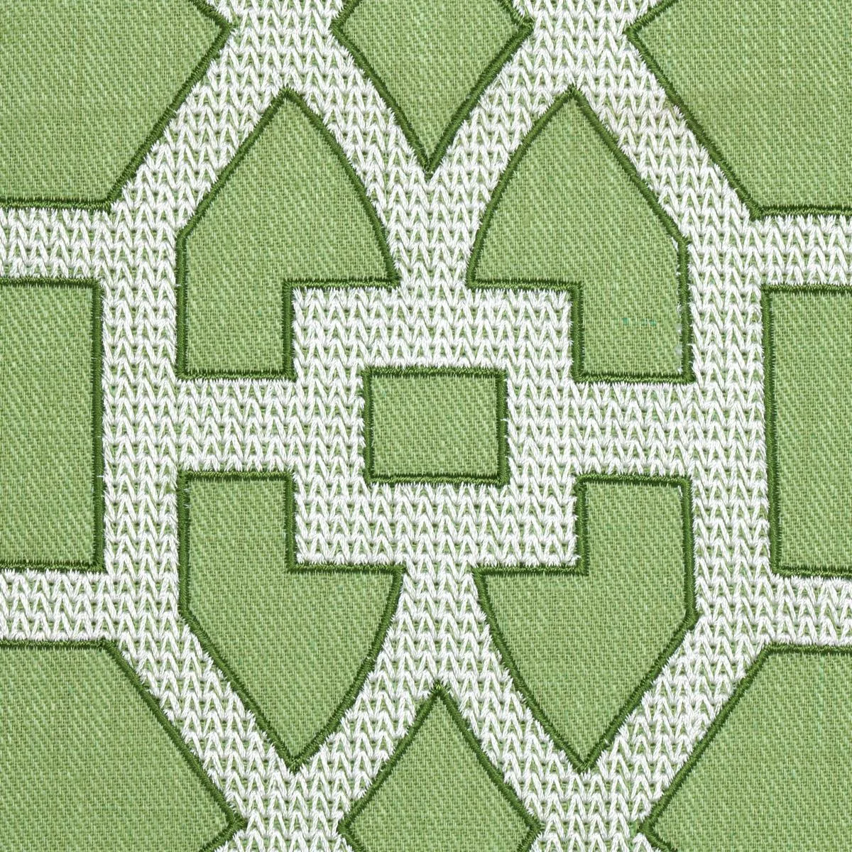 Schumacher 66180 Don't Fret Lettuce fabric swatch