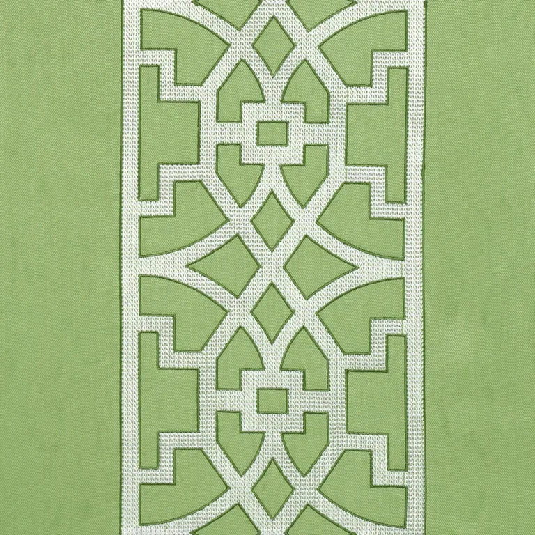 Schumacher 66180 Don't Fret Lettuce fabric swatch