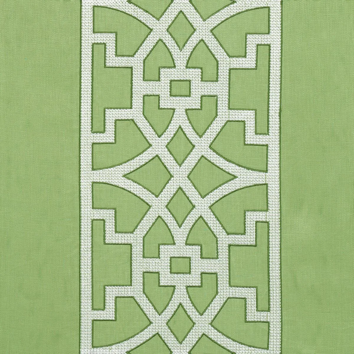 Schumacher 66180 Don't Fret Lettuce fabric swatch