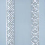 Schumacher 66184 Don't Fret Sky fabric swatch