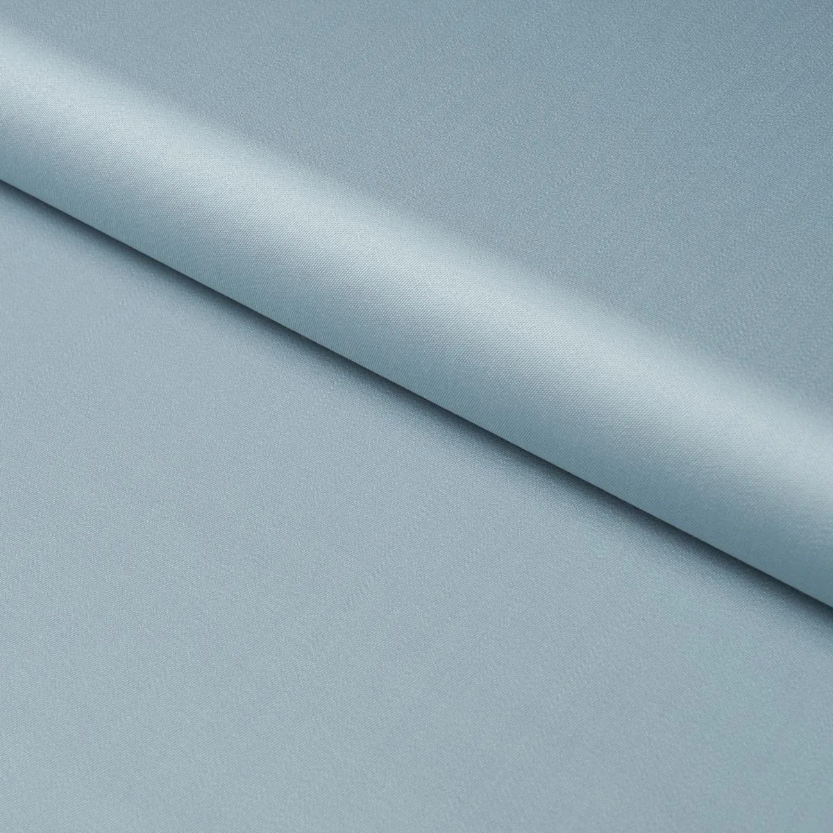 Schumacher 87326 Donovan Merino Wool Sateen Blue fabric swatch