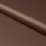 Schumacher 87322 Donovan Merino Wool Sateen Brown fabric swatch