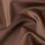 Schumacher 87322 Donovan Merino Wool Sateen Brown fabric swatch