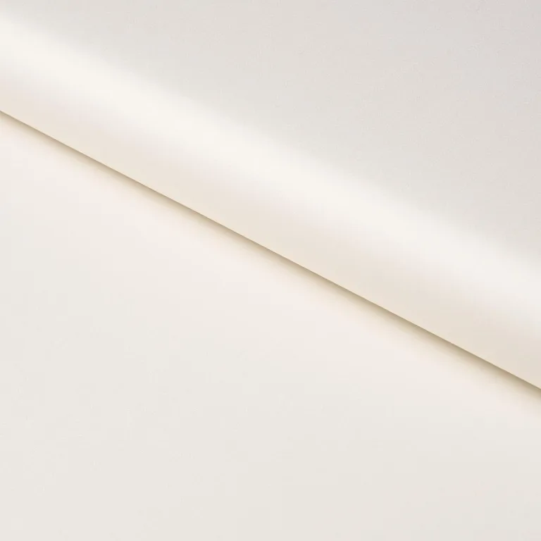 Schumacher 87320 Donovan Merino Wool Sateen Ivory fabric swatch